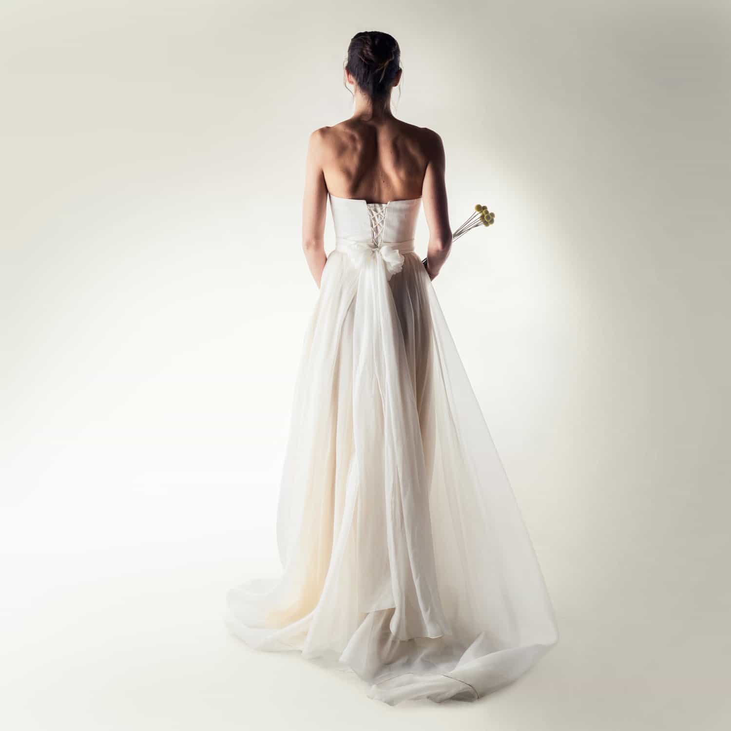 Soft silk chiffon wedding sash > Larimeloom | Bridal Clothes