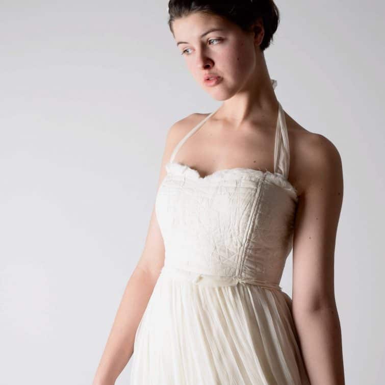 Bohemian Wedding Dress - Larimeloom Handmade Clothing
