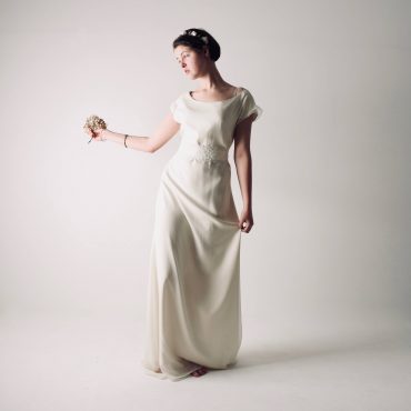 Althea ~ Long tunic wedding dress