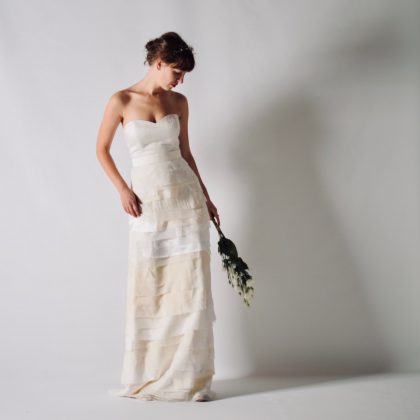 Mida ~ Sustainable Eco Conscious Silk Wedding Skirt | Larimeloom