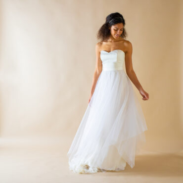 Celsia Larimeloom made in Italy romantic tulle overlay silk separates wedding inspiration custom 6